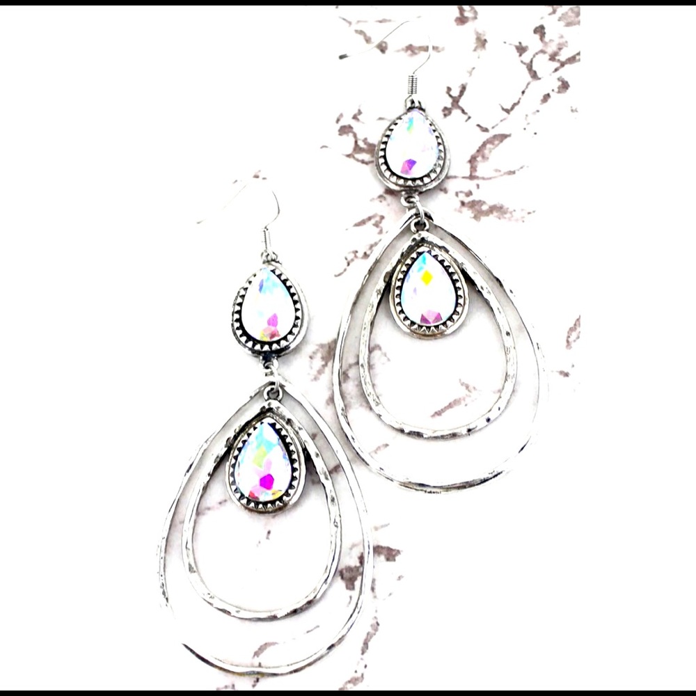 Misty Teardrop Earrings